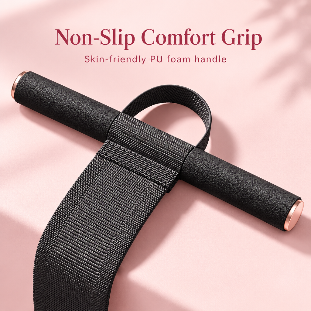 Redesigned pink close-up of the non-slip handle
